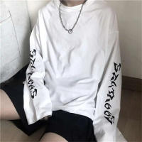 Camiseta De Manga Larga Casual Para Hombres Y Mujeres Estilo Harajuku Hip Hop Streetwear Suave Y Transpirable Top De Otoño - details 2