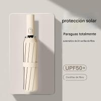 Paraguas automático de Protección solar de 24 Varillas, gran tamaño, para Sol Y Lluvia, de Doble USO, Automático, para Sol Y Lluvia, anti-ultravioleta. - details 4