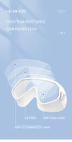Gafas De Natación Profesionales COPOZZ Para Adultos Hombres Y Mujeres Anti-bufo HD Accesorios De Piscina Gafas De Natación Con Marco De Acrílico Lentes De Polipropileno - details 4