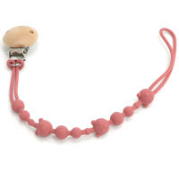 Clavija De Mordedor Para Bebé De Silicona Con Cadena Antipérdida Y Almohadilla Soothing Pacifier Anti-chain Para Carrito De Compras - details 7