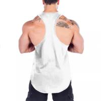 Camiseta De Gimnasio Para Hombres Personalizada Con Estampado De Cruz Malla Transpirable Secado Rápido Deporte Musculoso Estilo Y-Back En Poliéster Para Todas Las Estaciones - details 12