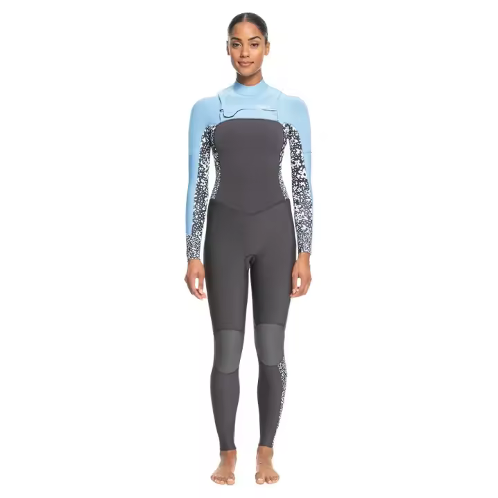 Roxy Traje De Neopreno Con Cremallera Frontal De Manga Larga 4/3 Mm Swell Series - 1