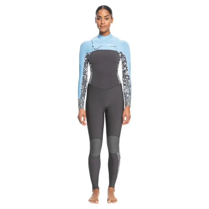 Roxy Traje De Neopreno Con Cremallera Frontal De Manga Larga 4/3 Mm Swell Series - 1