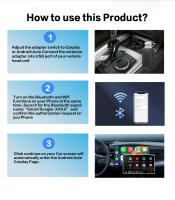 Adaptador De Carplay Y Android Auto Sin Cable 2en1 Dongle Inteligente Para Coches Compatible Con Porsche 718 Panamera Macan Cayenne 911 Taycan - details 6