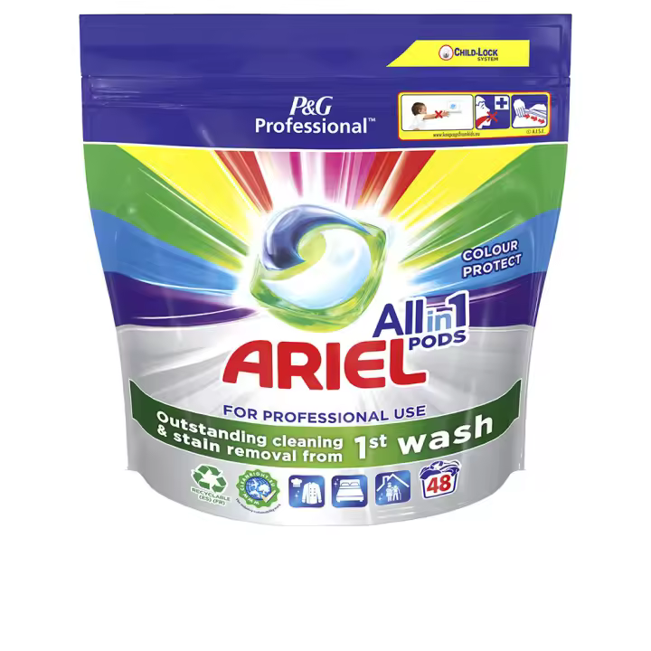 ARIEL ARIEL PODS PROFESIONAL COLOR detergente 48 cápsulas - 1