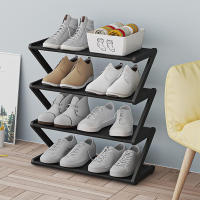 Organizador De Zapatos De 4 Niveles Independiente Armario Multifuncional Para Entrada Pasillo Material Plástico - details 4