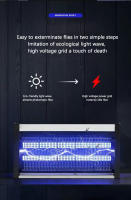 Zapato Eléctrico Para Insectos 2W 4W 6W Con Lámpara De Noche LED Eliminador De Mosquitos Y Babosas Instalación Self-Contained - details 3