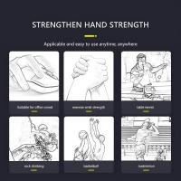 Fortalecedor de agarre de mano y muñeca, resistencia de 50 Libras, ejercitador de metal para Manos, antebragos y hechos, Maple inoxidable Plisado - details 2
