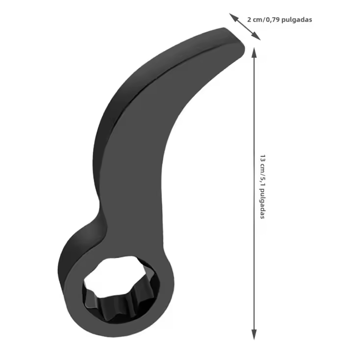 Adaptador De Llave De Tobogán Ultra Compacto Herramientas De Mano Para Reparación De Coches Compatible Con Llave De 3/8 Pulgadas - 1