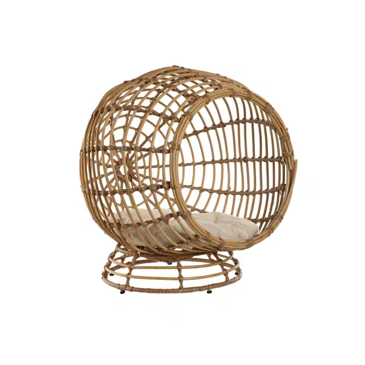 Cama Mascota Ratan Sintetico Poliester 60X58X58 - Fijalo - El mejor complemento para tu hogar. - 1