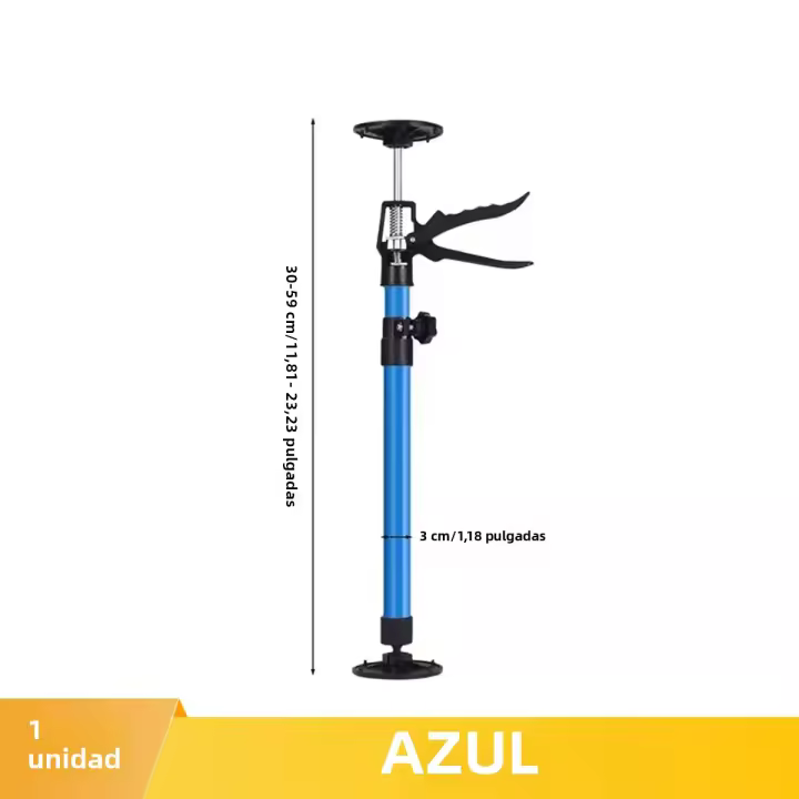 Herramienta De Elevación Manual Telescopio Ayudante Para Puertas Tableros De Gypsum Armazón De Armario Ajustador De Altura De Azulejos - 1