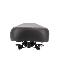Cojín De Asiento De Bicicleta Doble Resorte Absorbedor De Choque Para Bicicleta Plegable Eléctrica Motocicleta Accesorios Negro Duradero - details 1