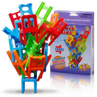 Juego De Construcción Creativo Con Silla Plegable Para Niños Tablero De Equilibrio Juguete Ideal Para Regalos De Cumpleaños Y Navidad - details 0