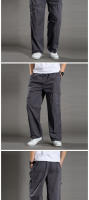 Pantalones De Cargo Para Hombre Talla Grande Hasta 6XL Algodón Trabajo Ropa Casual Escalada Joggers Sudaderas Otoño Trousers - details 6