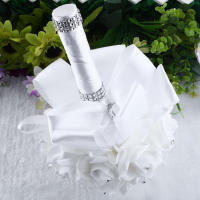 1Pc Bouquet De Rosas Para Boda Con Imitación De Cristal Y Tela De Encaje PE Falso Cristal Para Decoración De Iglesia Y Fiesta - details 3