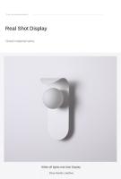 Lámpara De Pared Creativa LED Moderna En Negro Y Blanco Para Pasillo Escaleras Dormitorio Lámpara De Noche Arte Decoración Iluminación - details 10