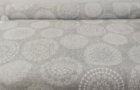Texna Tela Loneta Estampada por metros Modelo Mandala Beige o Gris ancho 280 cmts - details 3