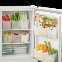 2pcs Caja De Almacenamiento De Alimentos Para Nevera Organizador De Cocina Fruta Verdura Especias Contenedor De Alimentos Para Puerta Lateral De La Nevera - details 1