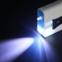 Bomba De Oxígeno Portátil Para Pesca Y Acuario Con Linterna Recargable USB 3000mAh Aerator Para Tanque De Peces Tamaño Compacto - details 18