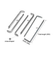 Llave De Destornillador Tipo L Phillips/Hexágono PH0 PH1 PH2 H4 H5 H6 Mini Destornillador De Acero Al Carbono Con Forma Elbowed Arm - details 7