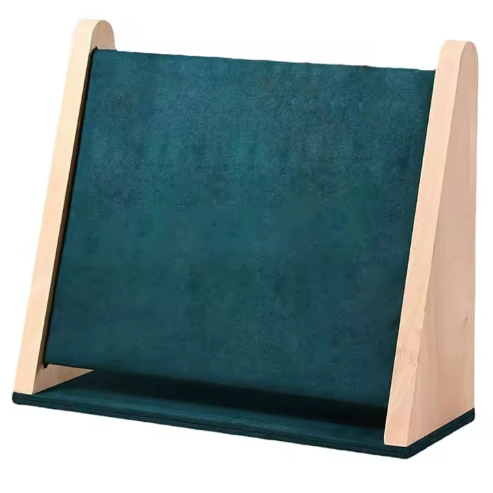 Soporte de joyería para collar, organizador de almacenamiento, soporte de escaparate para mujer, Verde - 1