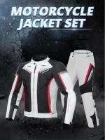 Chaqueta De Motocicleta Impermeable Para Hombres Con Protección EVA Ropa De Carreras Moto Arracimienta Pantalones Usables Para Moto - details 0