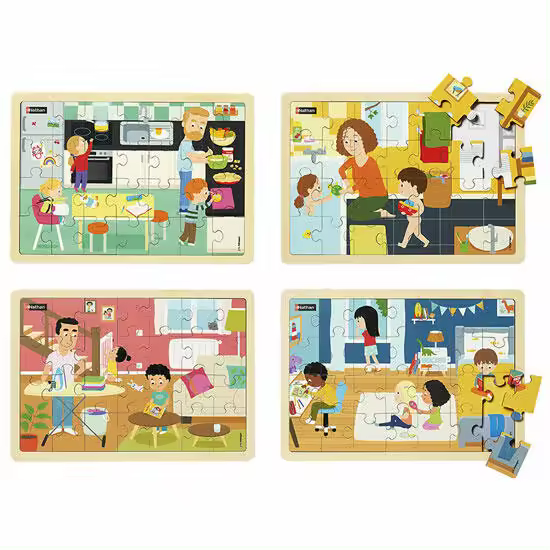 Fuera De Peligro (Pack 4 puzzles de 28 piezas) - 1
