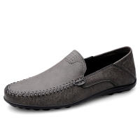 Zapatos Casuales Para Hombre De Cuero Legítimo Lujo Italiano Mocasines Hechos a Mano Transpirables Botines Slip-On Talla Grande - details 26