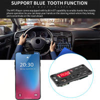Juego De Altavoz Para Coche Con Control Remoto Reproductor MP3 Bluetooth 5.0 Decodificador De Tarjeta TF Y USB Soporte FM 12V - details 2