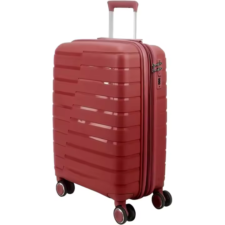 Maletas de Viaje Trolley Rígida, Equipaje de Mano,Maleta de Cabina Rígida Polipropileno con 4 Ruedas Dobles 360° y Cierre de Combinación, Maletas de Viaje Pequeñas y Grandes Ligeras - 1