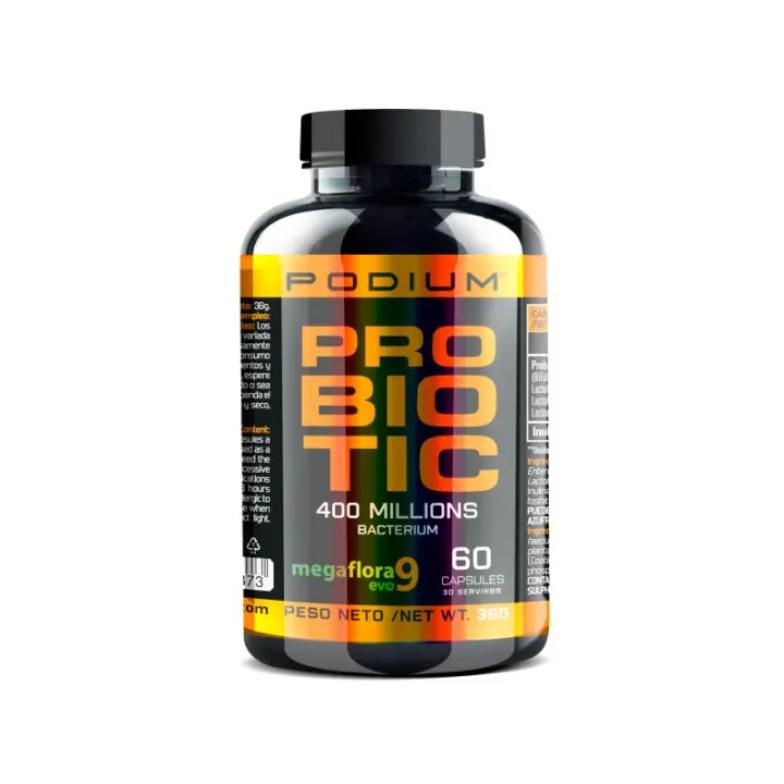 Probióticos Megaflora9 | 60 cápsulas | Probiotic Podium - 1