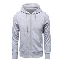 Sudadera De Capucha Tendencia Para Hombre Estilo Retro Harajuku Color Sólido Alta Calidad Chaqueta Streetwear Cierre De Cremallera Casual Suelta Ropa - details 4