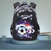 Mochila escolar con estampado de fútbol para niños, morral escolar de viaje para adolescentes - details 3
