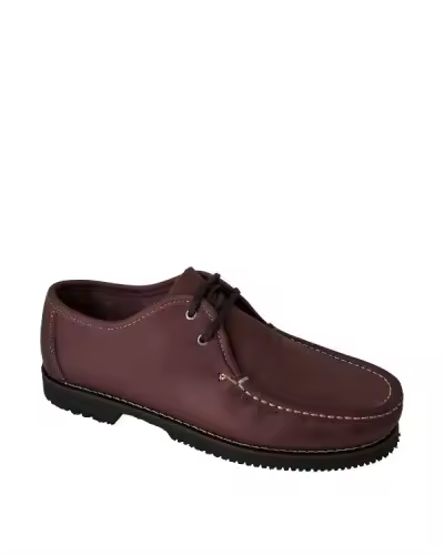 Zapato Comanche Sakut en Piel Engrasada con Piso Goma Cosido | Accesorios Calzado Hombre - 1