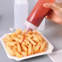 Botella expriable, 5 piezas 240 ml, botellas para pintar, hornear, ketchup, salsa picante, Aceite de Oliva, botella de salsa - details 0