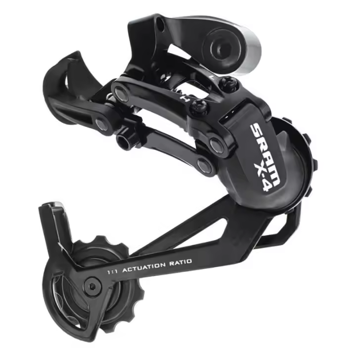 SRAM | Cambio X4 7-8-9v - El desviador trasero X4 combina los mejores elementos de cambio de SRAM con un diseño elegante a un precio asequible. La selección inteligente de materiales produce un - 1