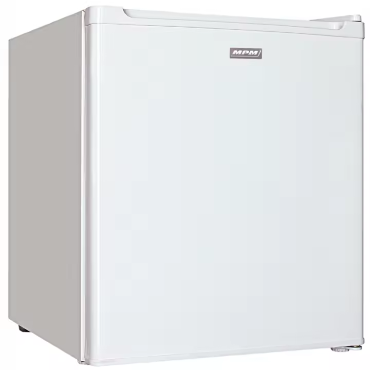 MPM MPM-46-CJ-01/H Mini Frigorífico Minibar, 41 L Congelador 6 L, Termostato Regulable, Puerta Reversible, Clase F, 90W, Blanco - 1