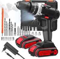 Taladro Atornillador, Weytoll eléctrico multifuncional 3 en 1 bateria litio , impacto de 21 V Motor cepillado , ENVIO 24H - details 6