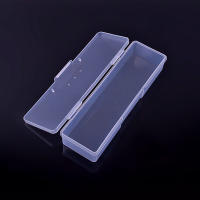 Caja De Almacenamiento Para Arte De Uñas Rectangular De Plástico Con Espátulas Brochas Y Archivos De Dibujos Caso Para Herramientas De Arte De Uñas - details 3