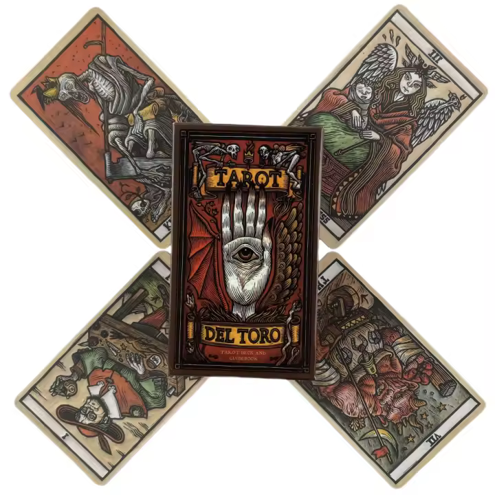 Baraja Del Tarot De Del Toro Para Fiestas De Vacaciones Con Juegos De Mesa Oracle Visions Juguetes Para Adultos - 1