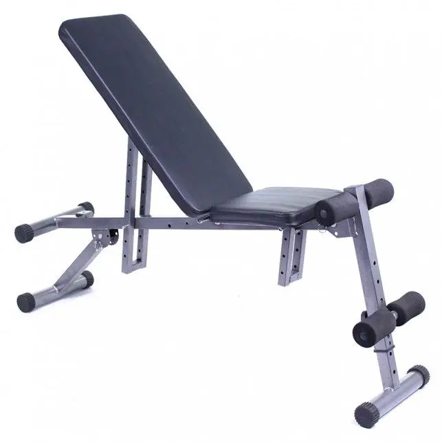 Fitness Tech Banco Abdominales Plegable Bancos de ejercicio - 1