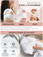 HOME TEXLOVA®  Protector colchon acolchado PU impermeable para cama 90-105-135-150 - details 2