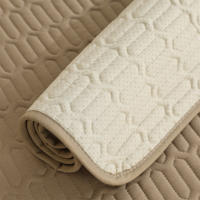 Cubierta De Sofá Lujo Con Bordado De Plumas 1pc Protege Y Mejora El Mueble Elegante Decoración Para Sala De Estar Poliéster 100% Antideslizante - details 3
