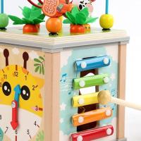 Cubo de Actividades 10 en 1 Para niños de 1 A 3 años - Centro de Actividades with Laberinto-Juegos Educativos Montessori - details 1