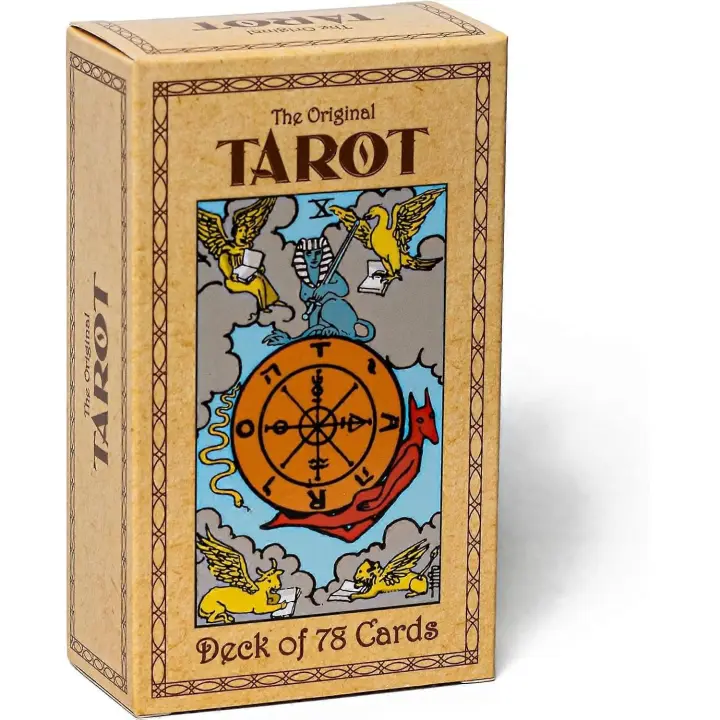 La cubierta original de Cartas de tarot con Guía para principios, alternativa Mejorada a la cubierta de tarot Rider Waite - 1