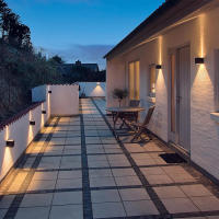 Lámpara De Pared LED 6W IP65 Impermeable Luz Caliente Y Fría Ajustable Para Interior Y Exterior Estilo Moderno Para Courtyard - details 9
