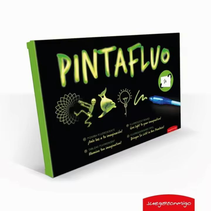 Pizarra fluorescente para pintar con luz Pintafluo - 1