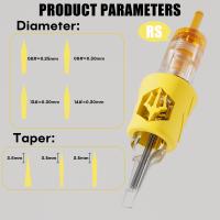20Pcs POSEIDON pro Cartridges Agujas De Tatuaje Ultra Tensas Y Largas De Acero Inoxidable Para Profesionales - details 2