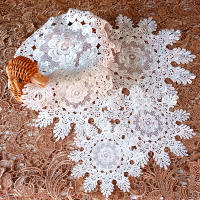 Mantelera De Encaje Con Bordado De Flores Resistente Al Calor 20/30/40cm Cojín Para Taza Decoración De Hogar Para Bodas Y Fiestas Moderno - details 10