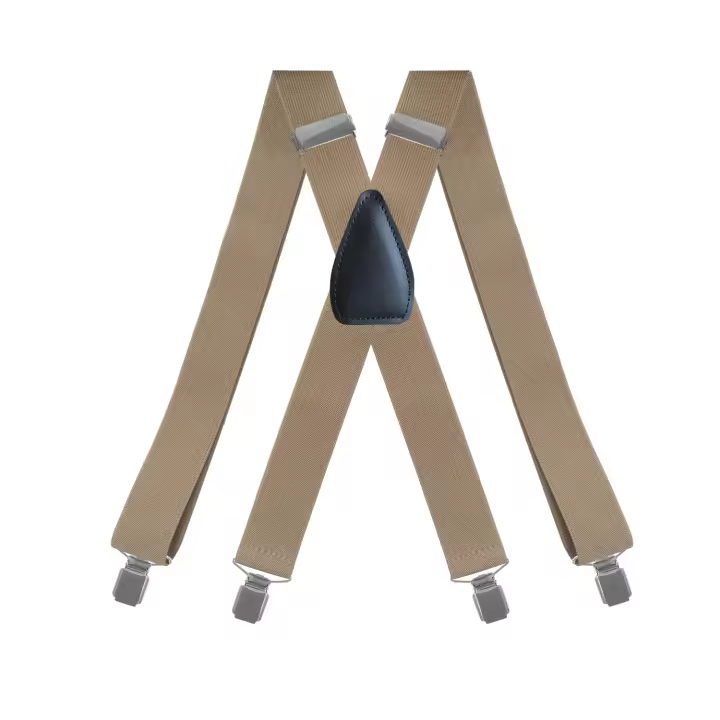 Tirantes para Caballero con 4 Clips Tirantes en Forma X Elásticos,Tirantes para pantalones,Tirantes - 1
